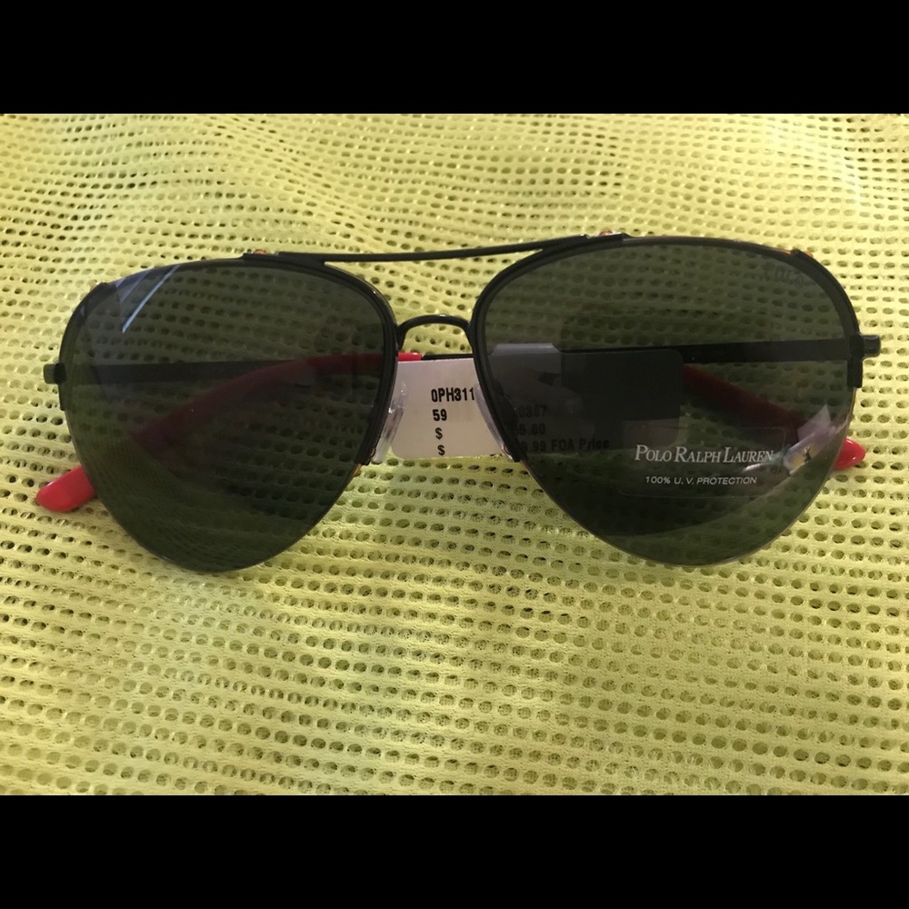 - Polo Ralph Lauren Unisex Aviator Sunglass NWT